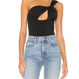 🔥 Superdown x Revolve One Shoulder Bodysuit